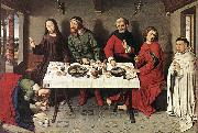 BOUTS, Dieric the Elder Christ in the House of Simon f Spain oil painting artist